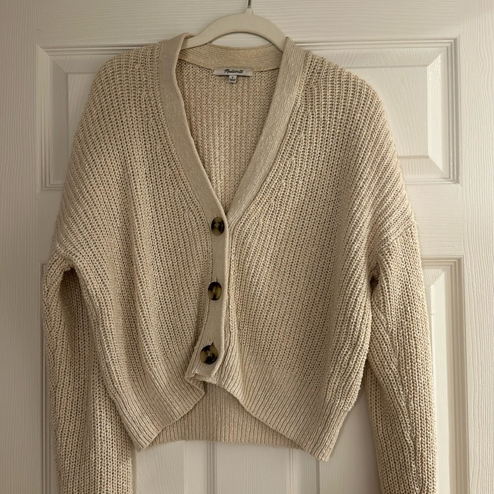Madwell tan Cardigan